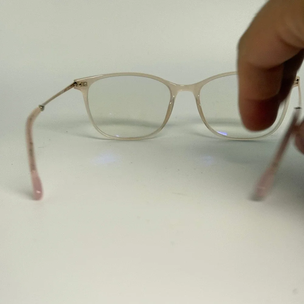 Scott Harris UTX Europa SHX-007 Champagne Peach Gold Cat Eye Eyeglasses 55mm